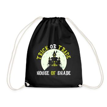 Trick or Treat House of Shadow Real Estate - Drawstring Bag - black - Front
