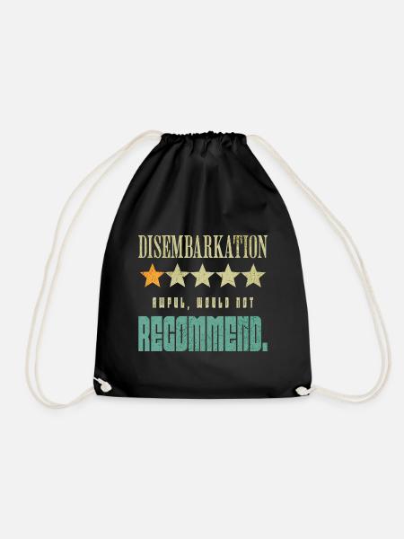 Débarquement horrible Je ne le recommanderais pas - Sac de sport léger - noir
