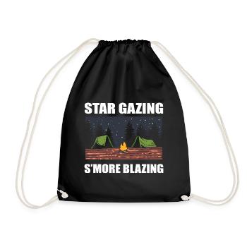 Astronomy Stargazing Motorhome - Drawstring Bag - black - Front