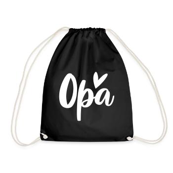 OPA - Turnbeutel - Schwarz - Vorne