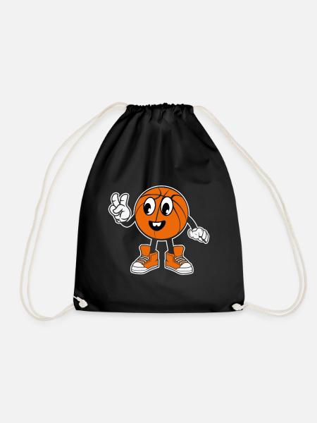 Basketball Basketballer - Turnbeutel - Schwarz