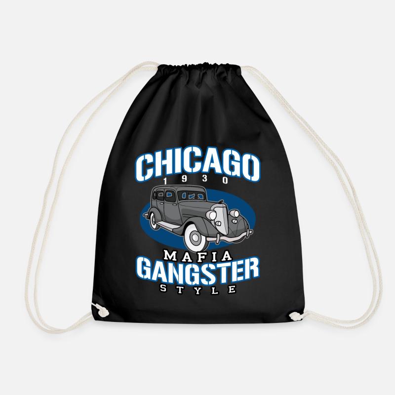 Mafia Chicago USA - Turnbeutel - Schwarz