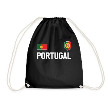 PORTUGAL TRIKOT - Turnbeutel - Schwarz - Vorne