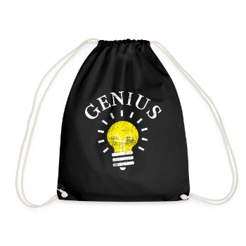génie - Sac de sport léger - noir - Devant