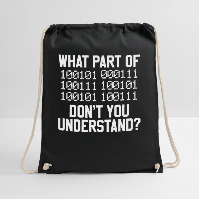 Binaer Code Informatik Student Turnbeutel