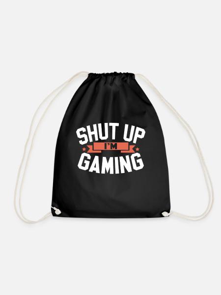 Gamer - Drawstring Bag - black