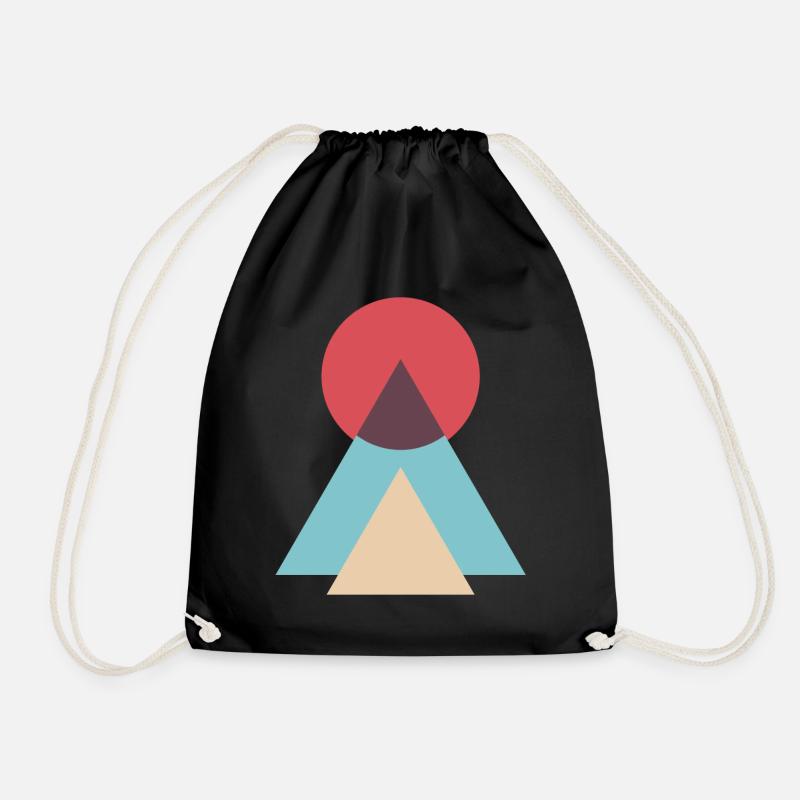 nature - Drawstring Bag - black