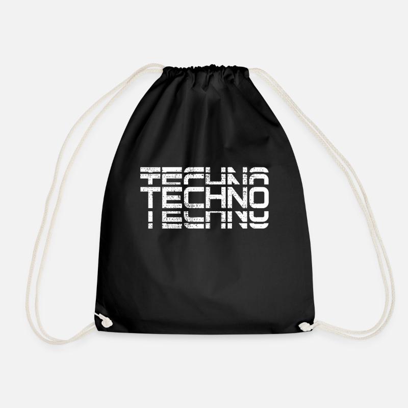 Techno design - Sac de sport léger - noir