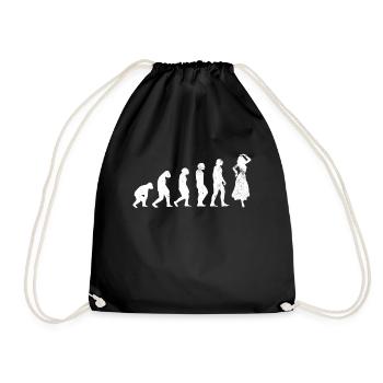 Tanzen Bauchtanz Evolution - Turnbeutel - Schwarz - Vorne