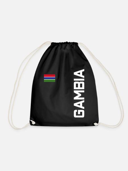 Gambia - Turnbeutel - Schwarz