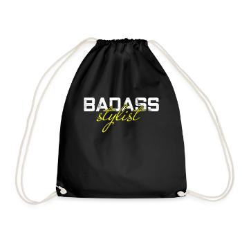 Frisoer Barber Shop Design - Drawstring Bag - black - Front
