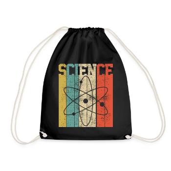 SCIENCE ATOM - Sac de sport léger - noir - Devant
