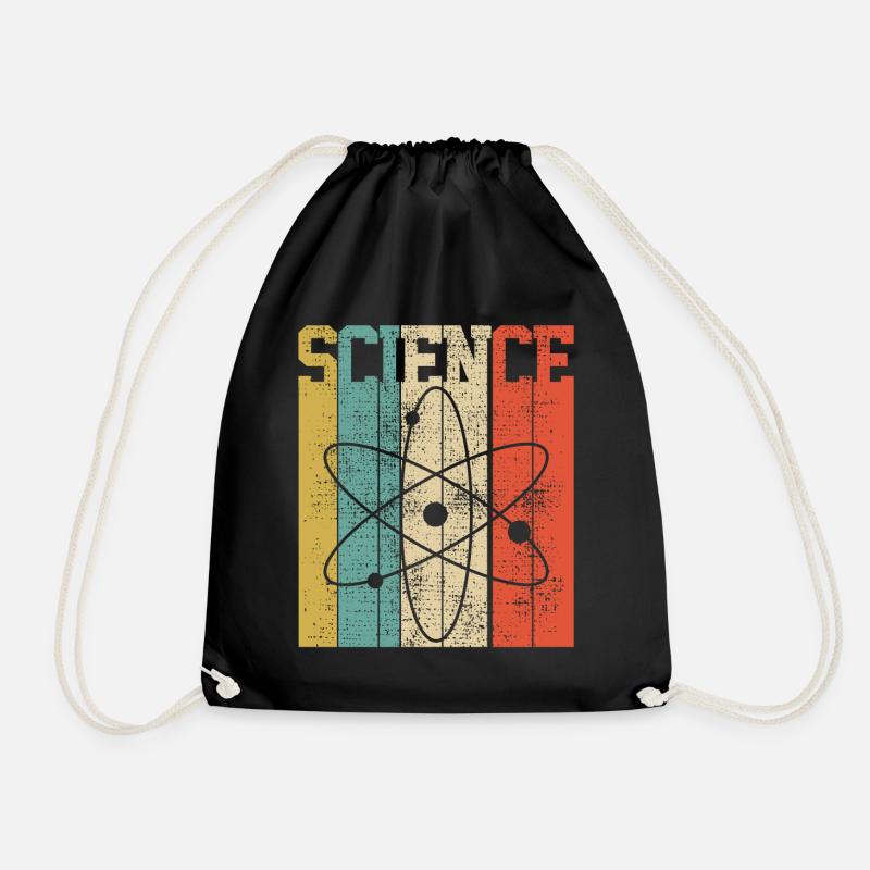 SCIENCE ATOM - Turnbeutel - Schwarz