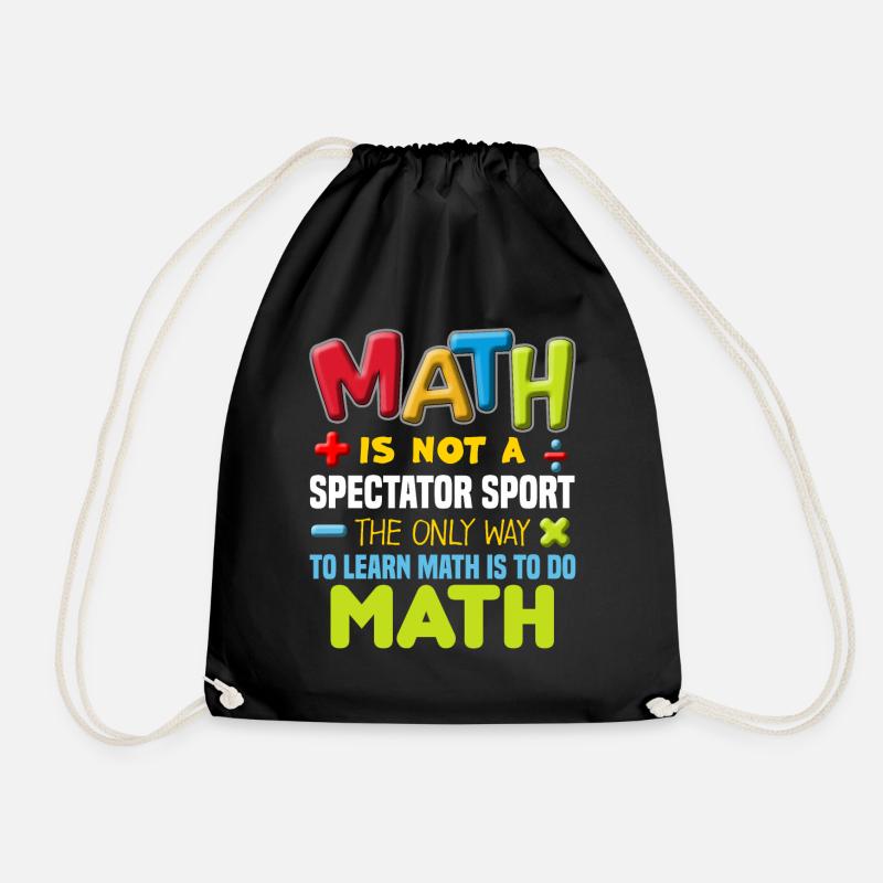 Professeur de mathématiques - Sac de sport léger - noir