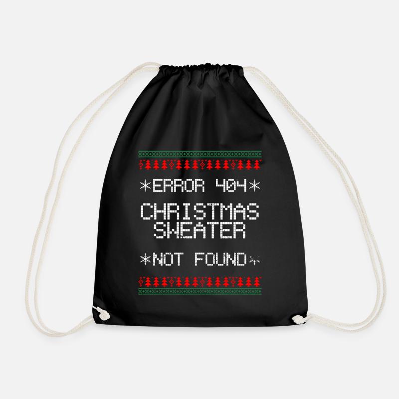 Informatiker Weihnachten - Turnbeutel - Schwarz