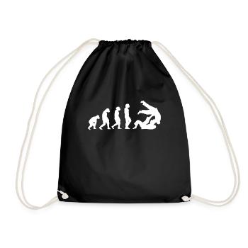 MMA Judo Evolution Shirt - Drawstring Bag - black - Front