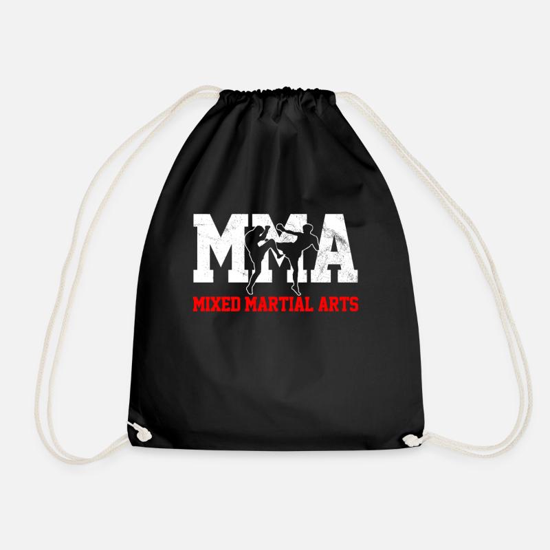 MMA - Drawstring Bag - black