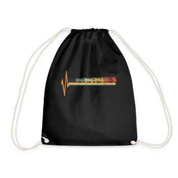 fire Department - Drawstring Bag - black - Front