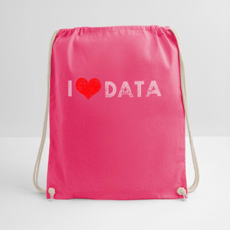 Computer Science Mathematics Data Statistics Drawstring Bag