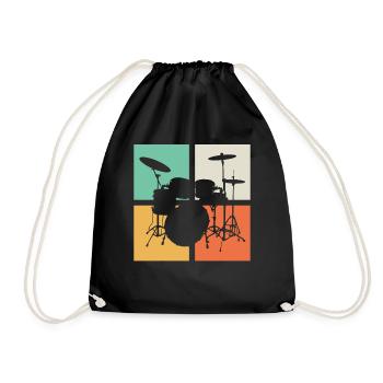 Kit de batterie Drumline - Sac de sport léger - noir - Devant