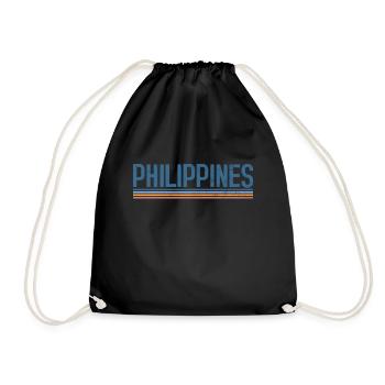 Philippines Design - Drawstring Bag - black - Front