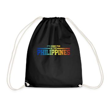 Philippines Fun - Drawstring Bag - black - Front
