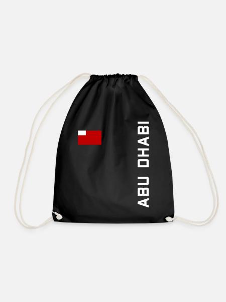 ABU DHABI SHIRT - Turnbeutel - Schwarz