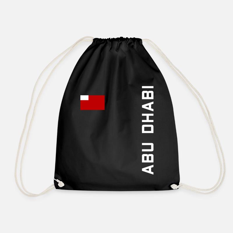 ABU DHABI SHIRT - Turnbeutel - Schwarz