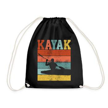 KAJAK KAJAK - Turnbeutel - Schwarz - Vorne