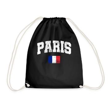 Paris Paris - Sac de sport léger - noir - Devant