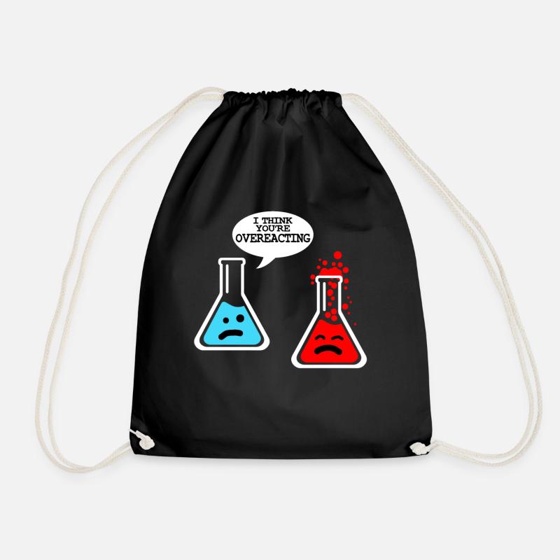 Chemie - Turnbeutel - Schwarz