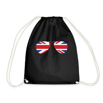 Union Jack - Sac de sport léger - noir - Devant