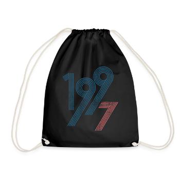 1997 - Sac de sport léger - noir - Devant