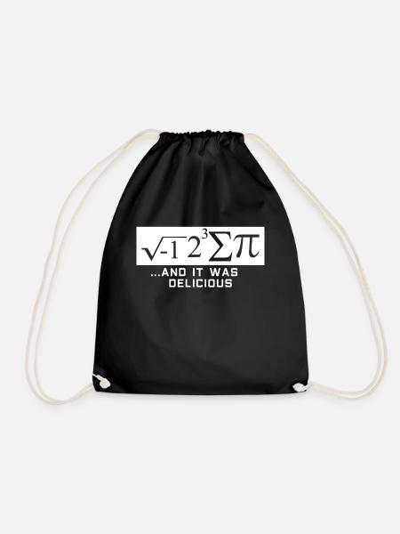 Mathematisches Symbol - Turnbeutel - Schwarz