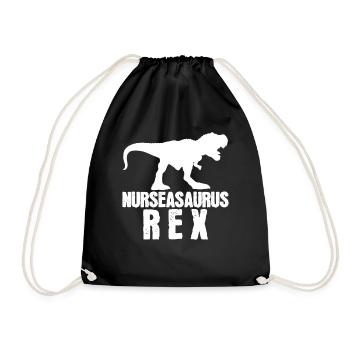 Nurse - Drawstring Bag - black - Front