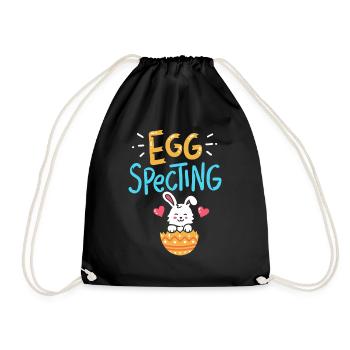 Annonce de la grossesse - Sac de sport léger - noir - Devant