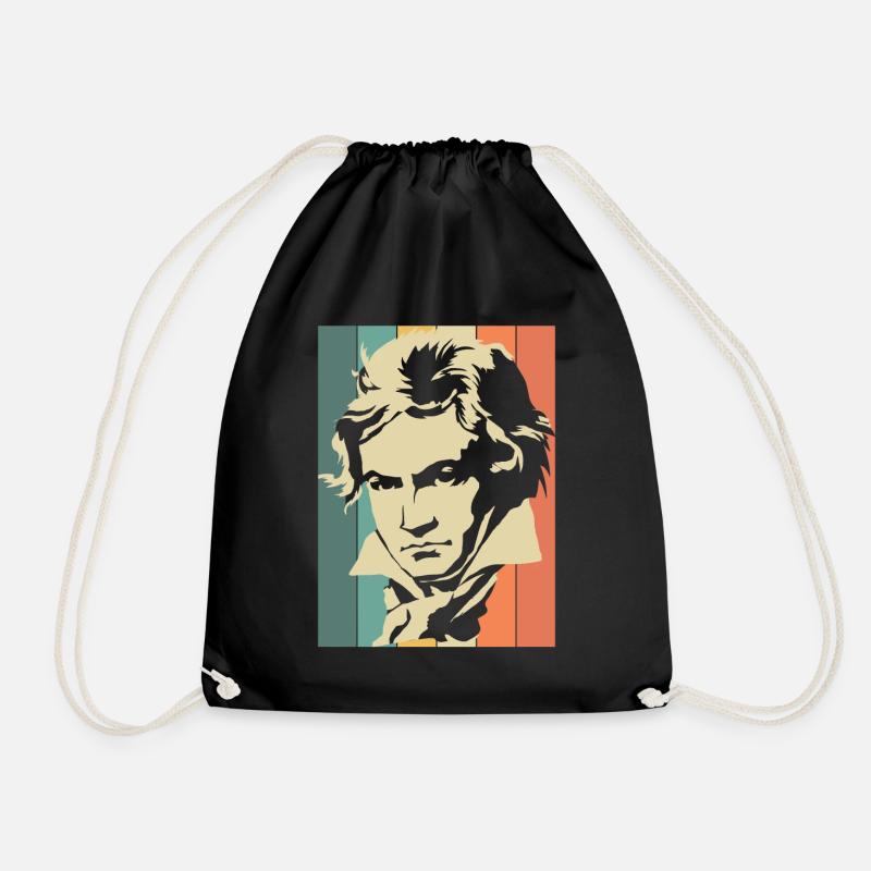 Beethoven - Turnbeutel - Schwarz