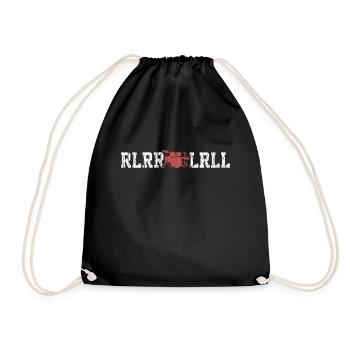 Drums - Drawstring Bag - black - Front