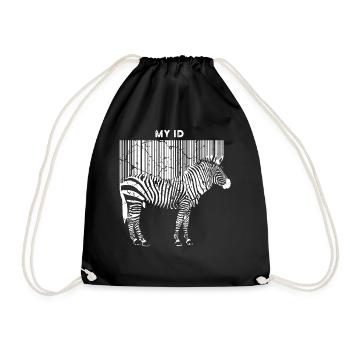 Bandes Zebra - Sac de sport léger - noir - Devant