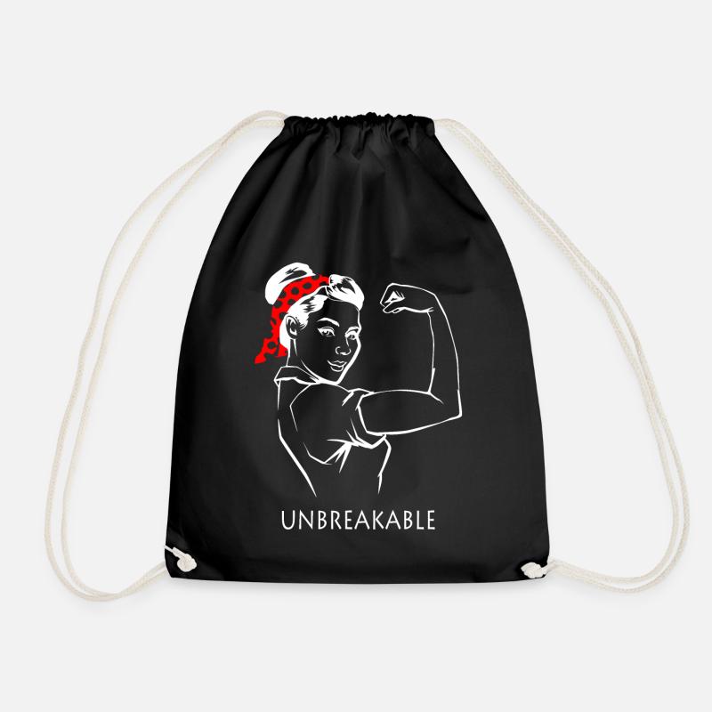 Frauenpower - Turnbeutel - Schwarz