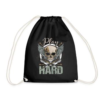 Dart Skull 180 Champion Club Club Arrow - Drawstring Bag - black - Front