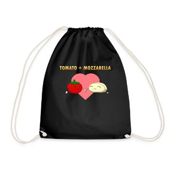 Tomate Mozarella - Sac de sport léger - noir - Devant