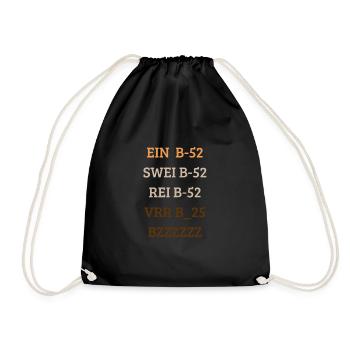 B-52 cocktail - Drawstring Bag - black - Front