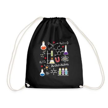 Chimie Chimistes Physique Physiciens Scientifiques - Sac de sport léger - noir - Devant