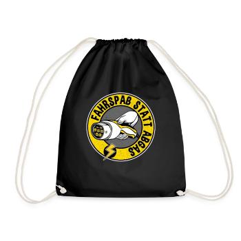 Electric car funny gift e-car electric mobility - Drawstring Bag - black - Front