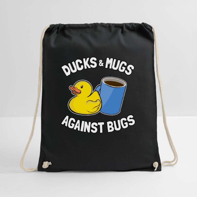 Programmierer Ente Programmieren Debugging Lustig Turnbeutel