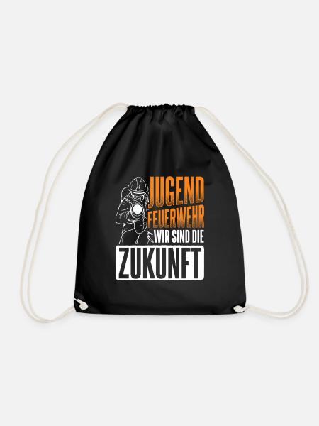 Feuerwehr - Turnbeutel - Schwarz