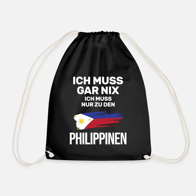 Philippinisch Philippinen Manila - Turnbeutel - Schwarz