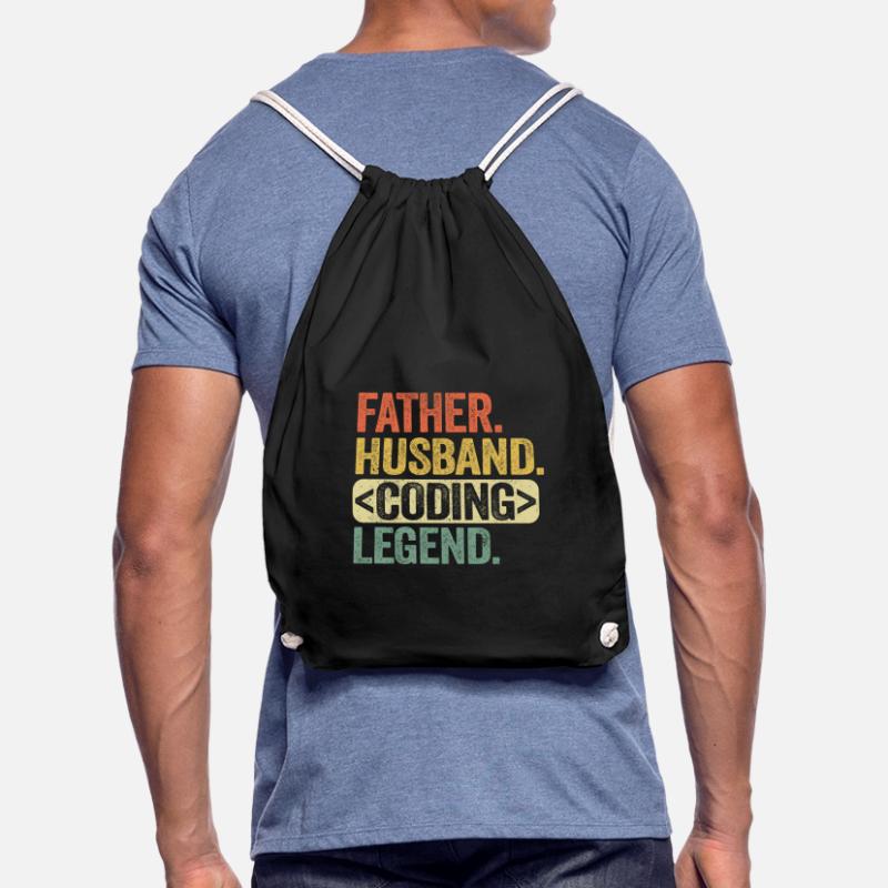 Vater Ehemann Coding Legende Programmierer Admin Turnbeutel