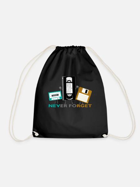 Cassettes Never Forget Cassettes Audio Cassettes - Sac de sport léger - noir
